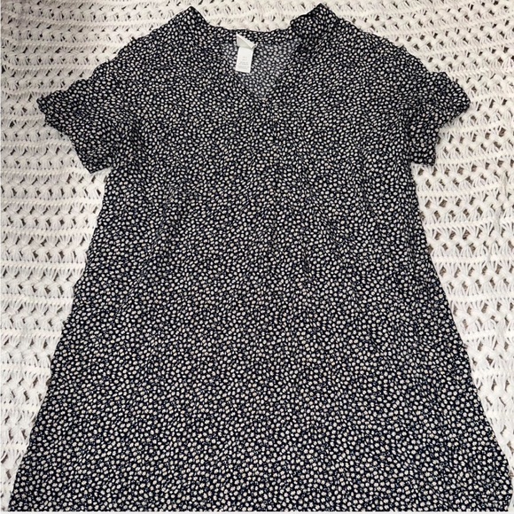 H&M Navy Floral Dress - Picture 1 of 3